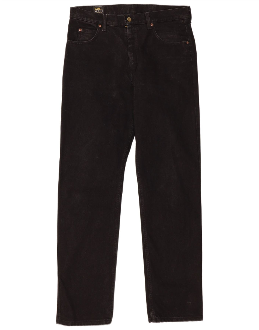 LEE Jean droit homme W34 L34 noir coton