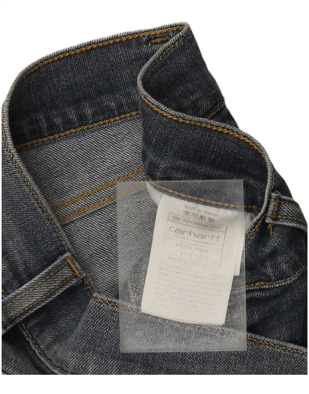 CARHARTT Jean Slim Homme W32 L27 Bleu Coton