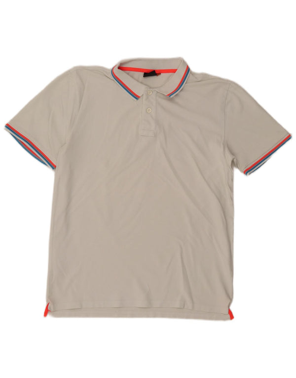 Sundek Mens Polo Shirt XL White Cotton