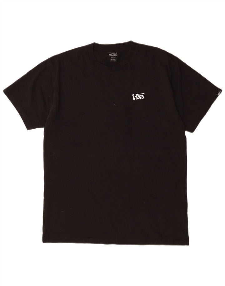 Vans T-Shirt Homme Noir Moyen Coton