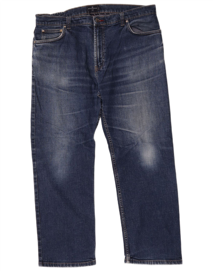 Marks & Spencer Jean droit Blue Harbor homme W38 L29 coton bleu