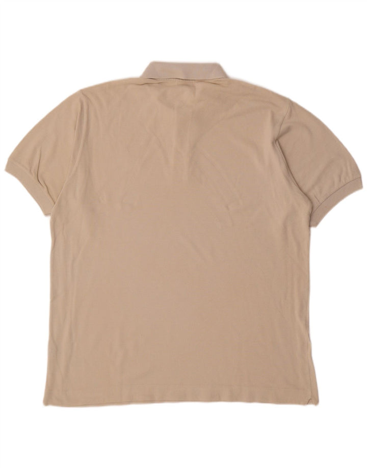 LACOSTE Polo Homme Taille 5 Grand Coton Blanc Cassé