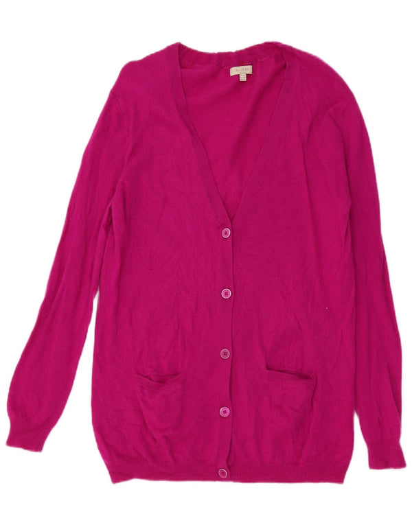 Hobbs Cardigan Pull Femme UK 14 Grand Cachemire Bordeaux