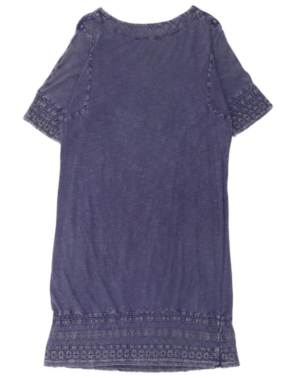 Robe droite White Stuff pour femme UK 12 en coton bleu marine moyen