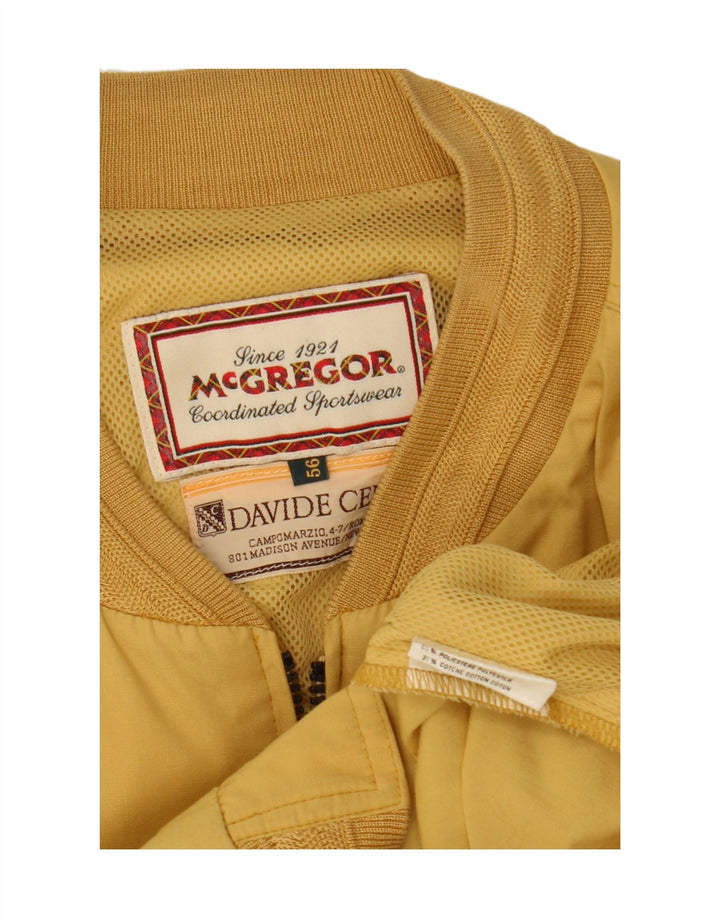 McGregor Veste Bomber Homme IT 56 3XL Jaune Polyester