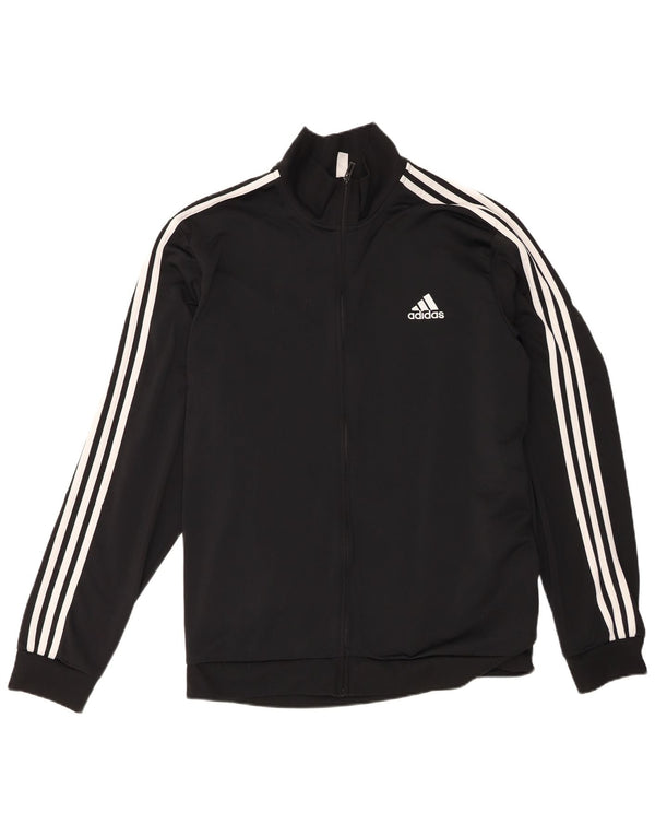 Adidas Veste de survêtement coupe régulière pour homme UK 52/54 2XL Noir Sports