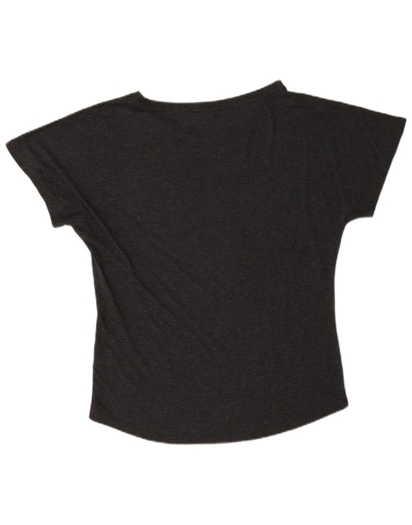 Puma T-shirt pour femme UK 12 Gris moyen moucheté