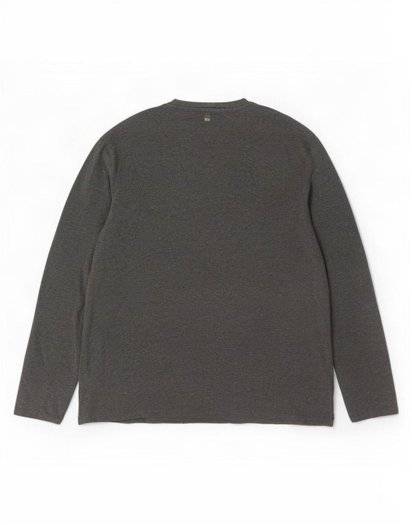 Mountain Warehouse Haut à manches longues pour homme en coton gris 2XL