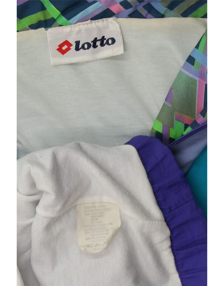 LOTTO Veste de Survêtement Homme Large Violet Colourblock Polyamide