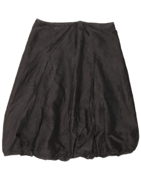 Coast Jupe Bubble Femme UK 14 Large W32 Soie Grise
