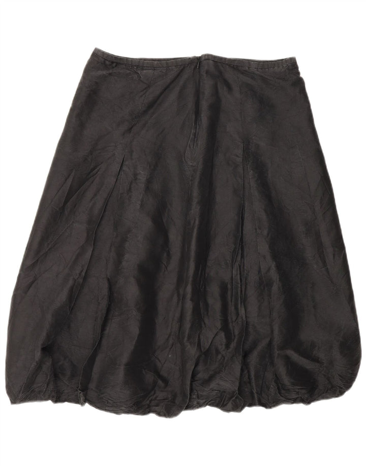 Coast Jupe Bubble Femme UK 14 Large W32 Soie Grise