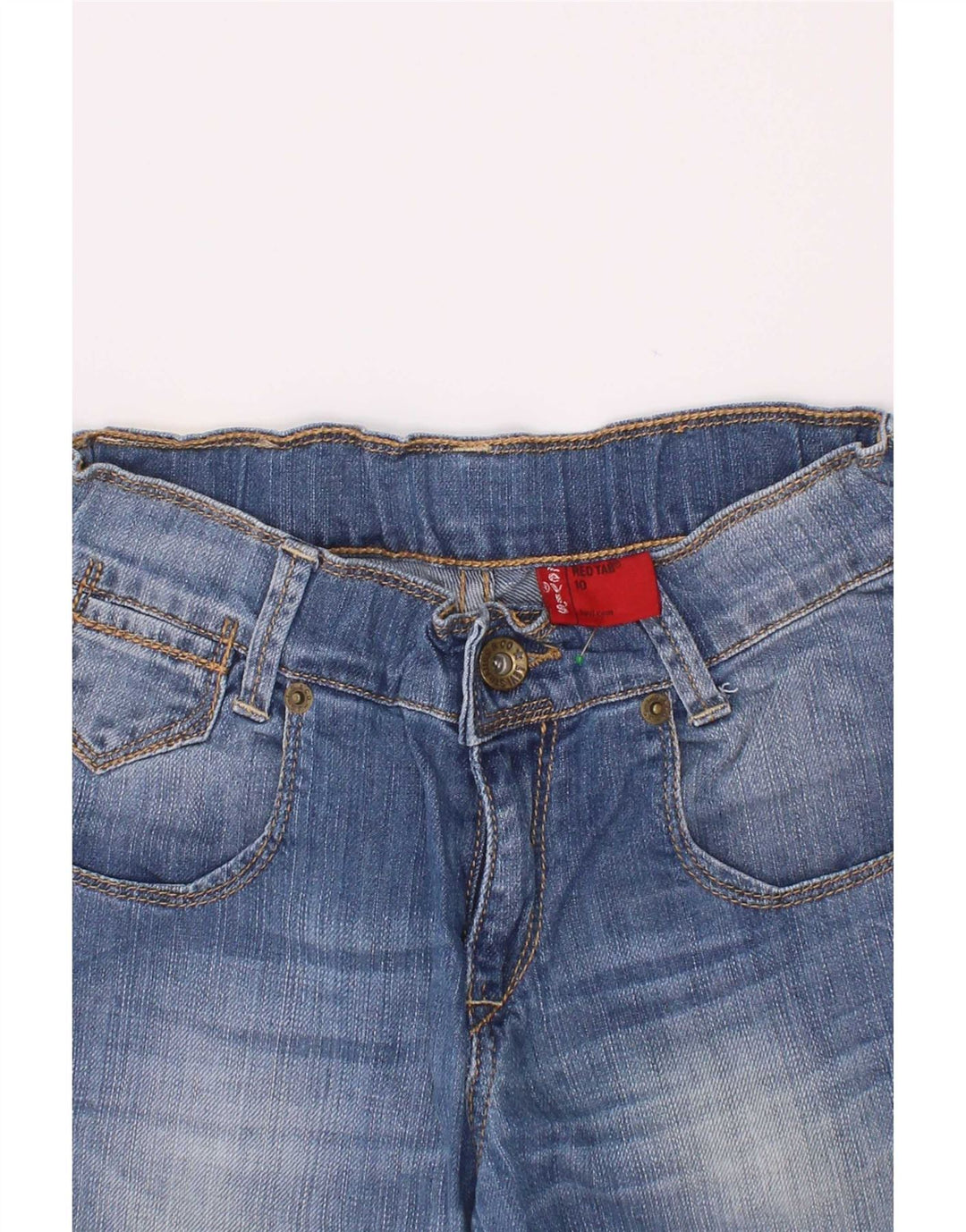 Levi's Short en Jean Garçon 9-10 Ans W22 Bleu Coton
