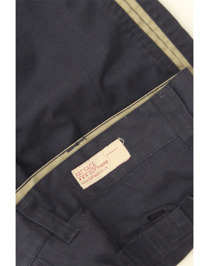 Fat Face Short décontracté pour homme Taille L W34 Bleu marine Colorblock Polyester