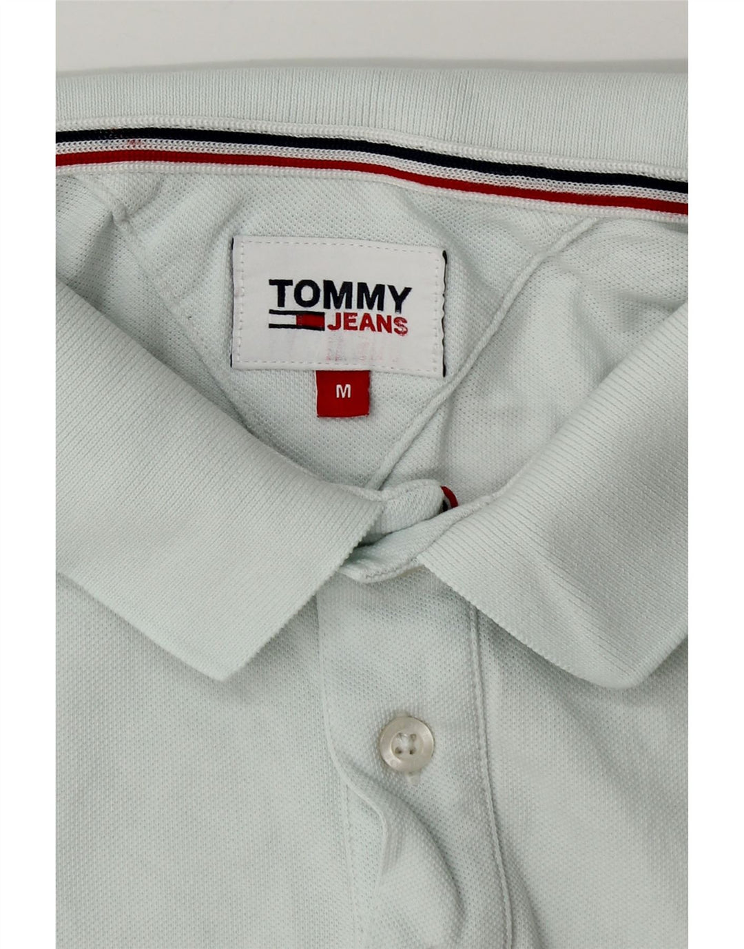 TOMMY HILFIGER Polo Homme Bleu Moyen Coton
