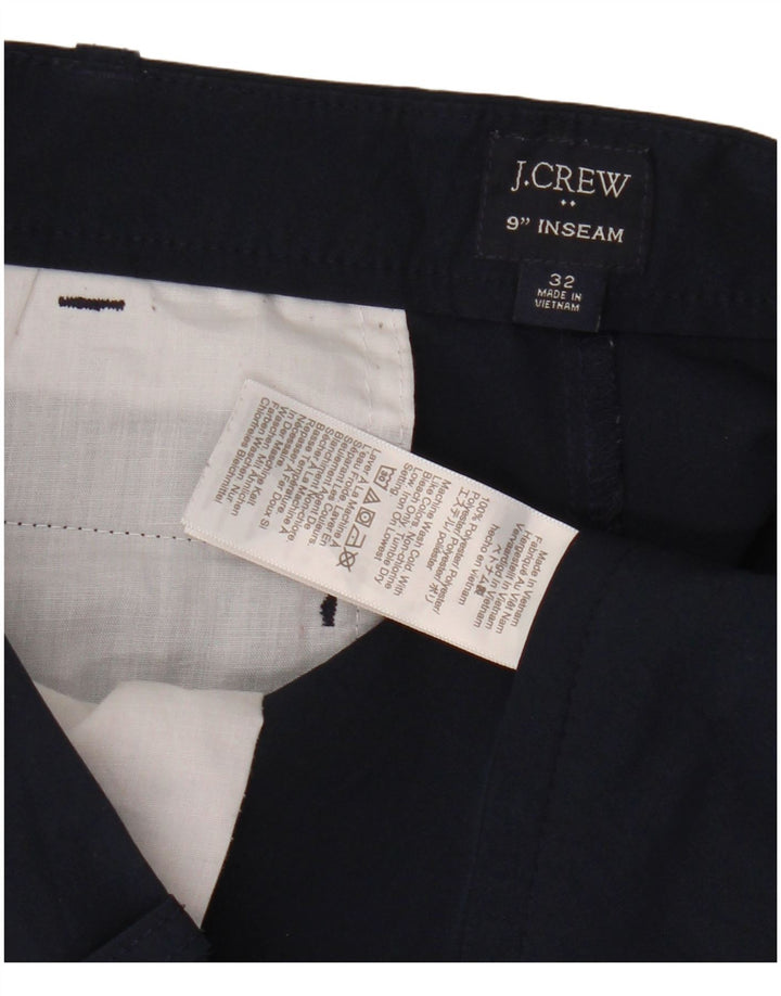 J. Crew Short Chino Homme W32 Bleu Marine Moyen Polyester