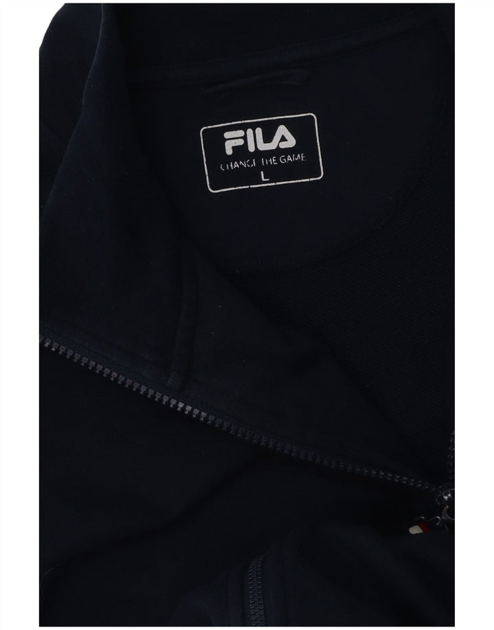 Fila Homme Survêtement Top Veste Large Bleu Marine Rayé