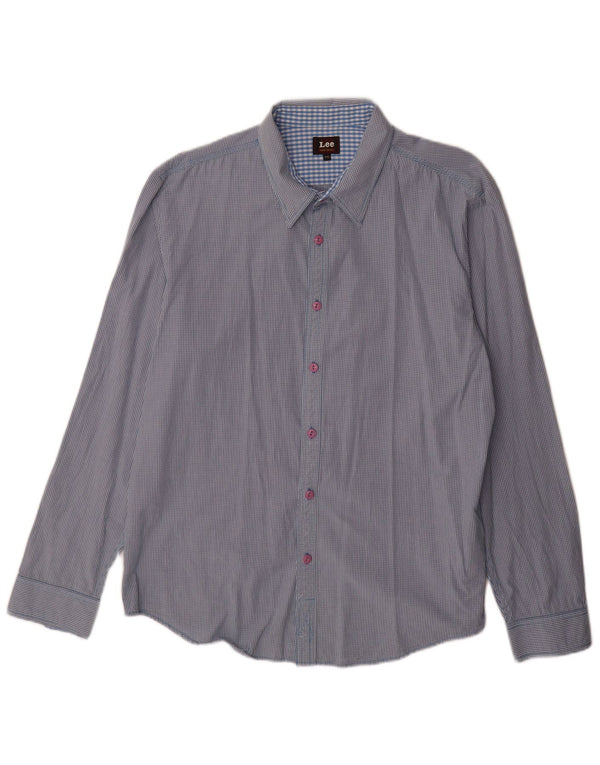 Lee Chemise Homme 2XL Bleu Vichy Coton