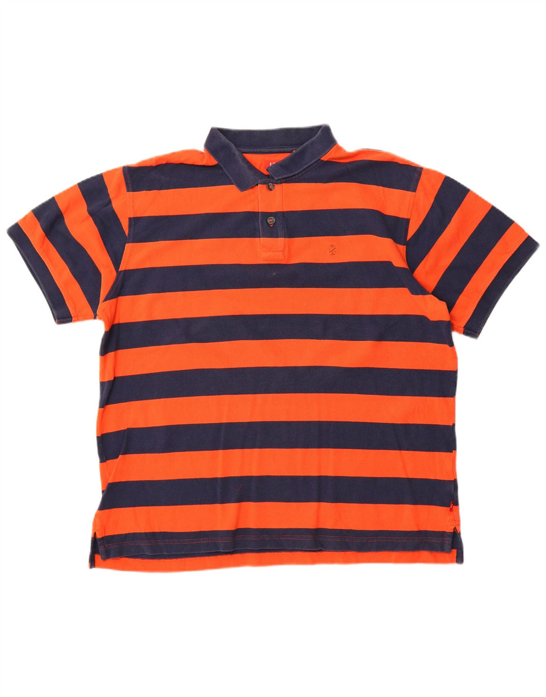 Polo Homme Izod XL Coton Rayé Orange