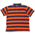 Polo Homme Izod XL Coton Rayé Orange