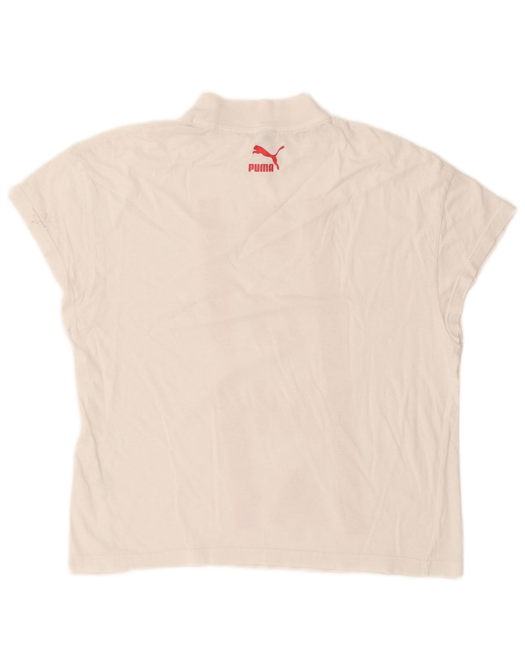Puma T-shirt graphique pour femme UK 10 Small Blanc