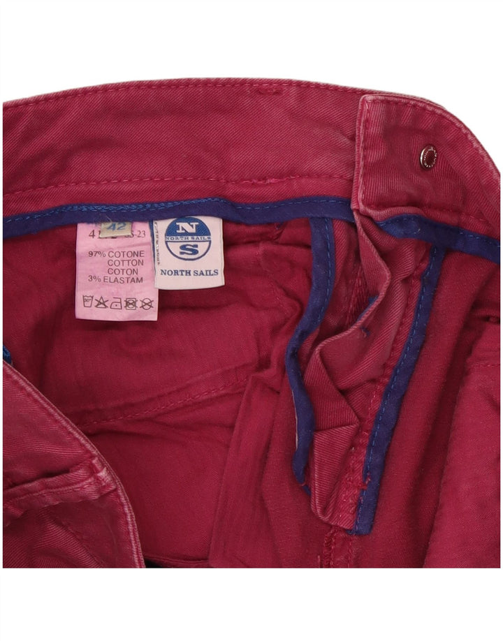 North Sails Jean Slim Stretch Femme IT 42 Moyen W30 L31 Coton Rose