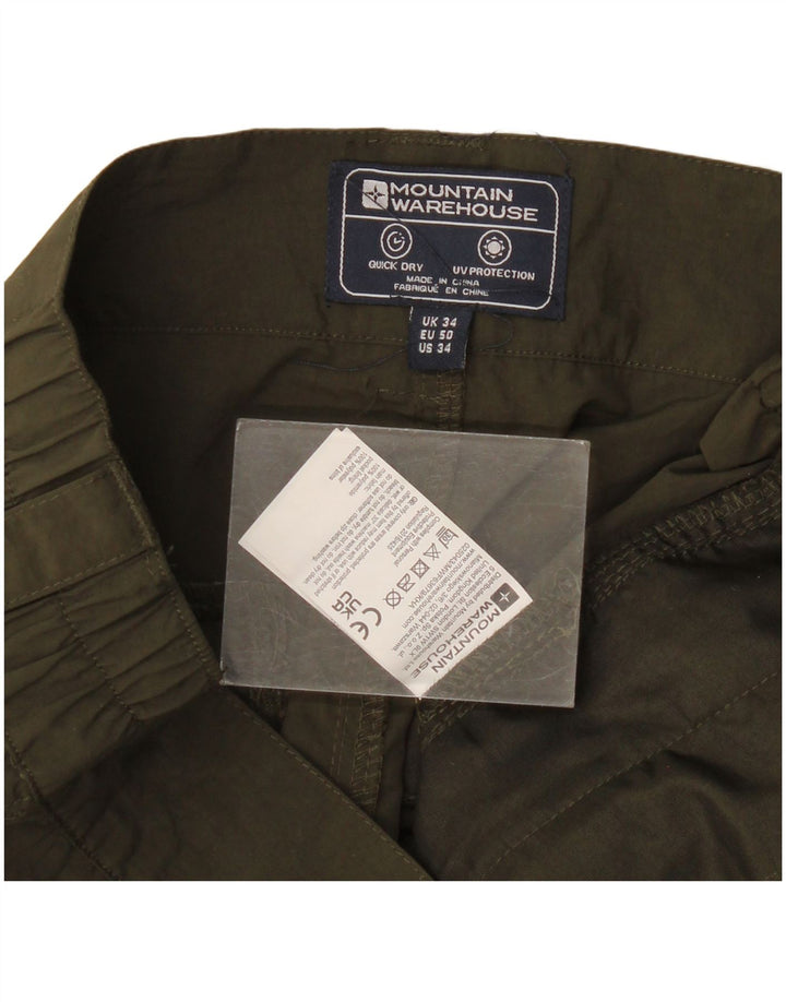 Mountain Warehouse Short Cargo Femme W34 Large Kaki Polyamide