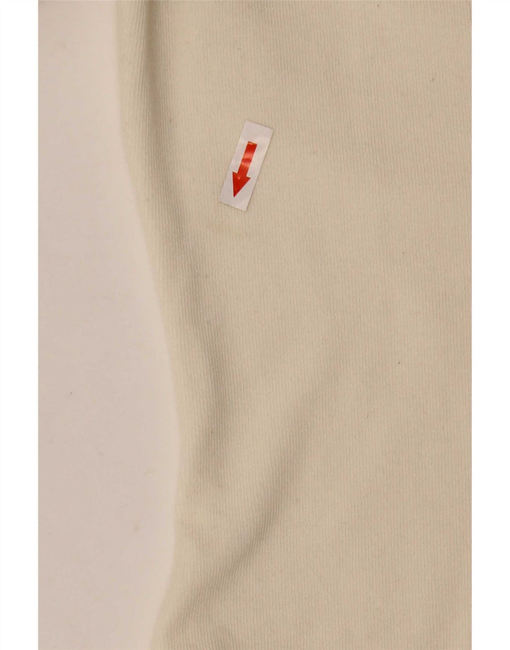 Zara Body à manches longues pour femme UK 12 Medium Off White