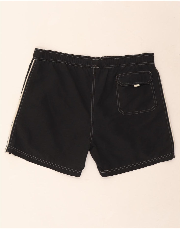 Short de bain homme vintage grand noir