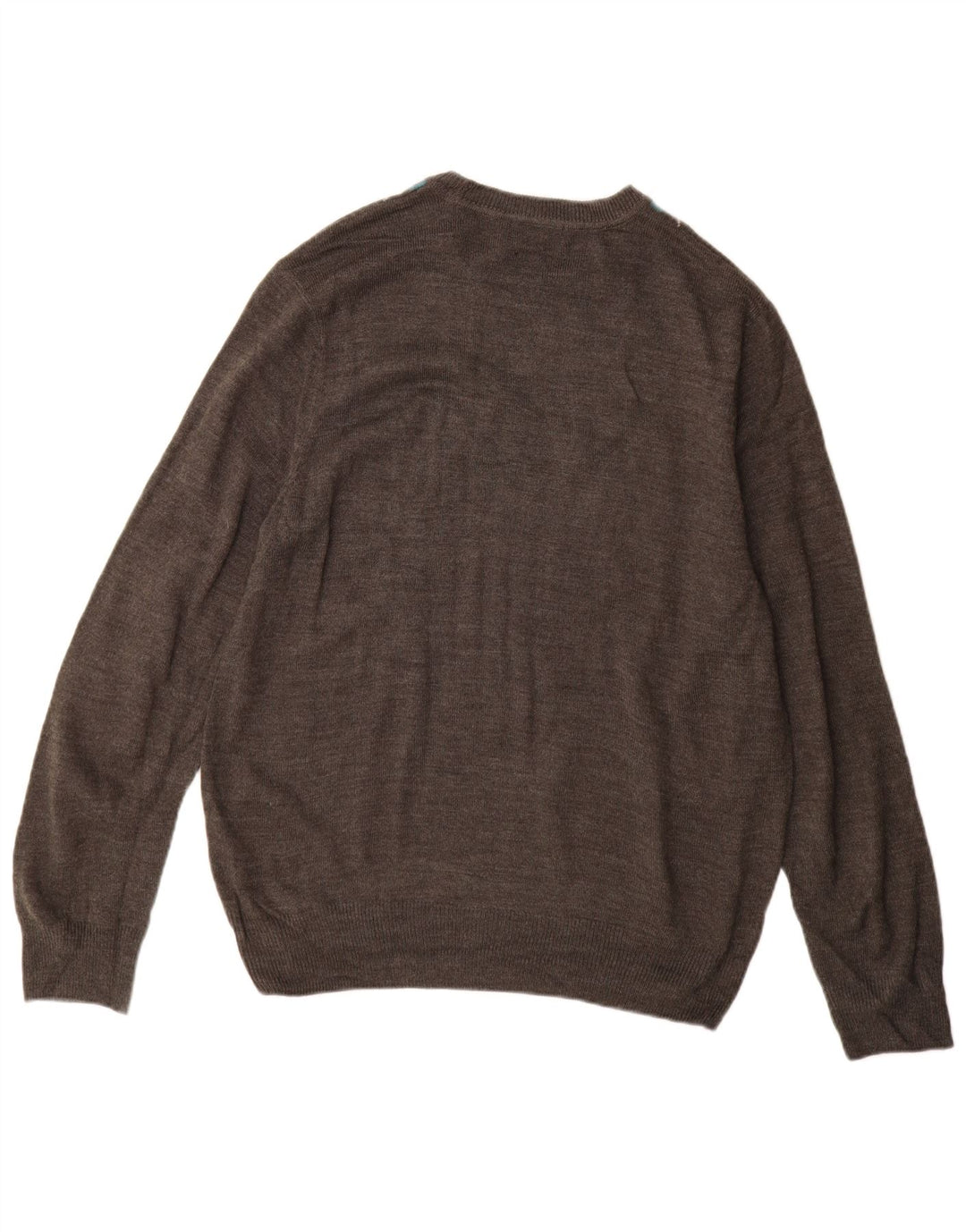 Dockers Pull Col Ras du Cou Homme Gris Moyen Argyle/Diamant Acrylique