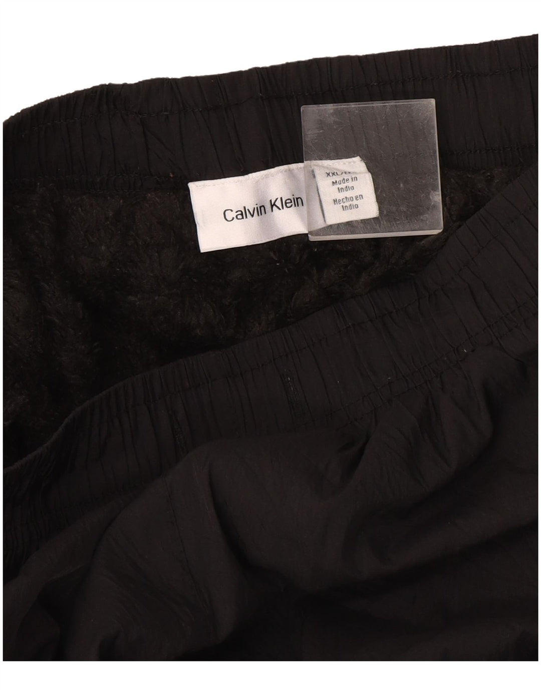 Calvin Klein Pantalon coupe-vent graphique pour homme 2XL Noir