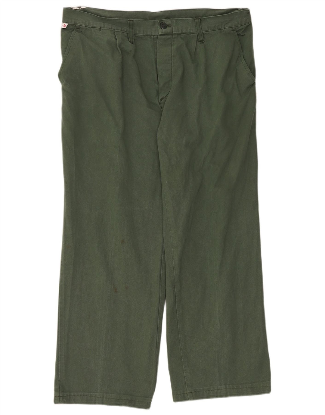 VINTAGE Pantalon Chino Droit Homme W38 L30 Vert