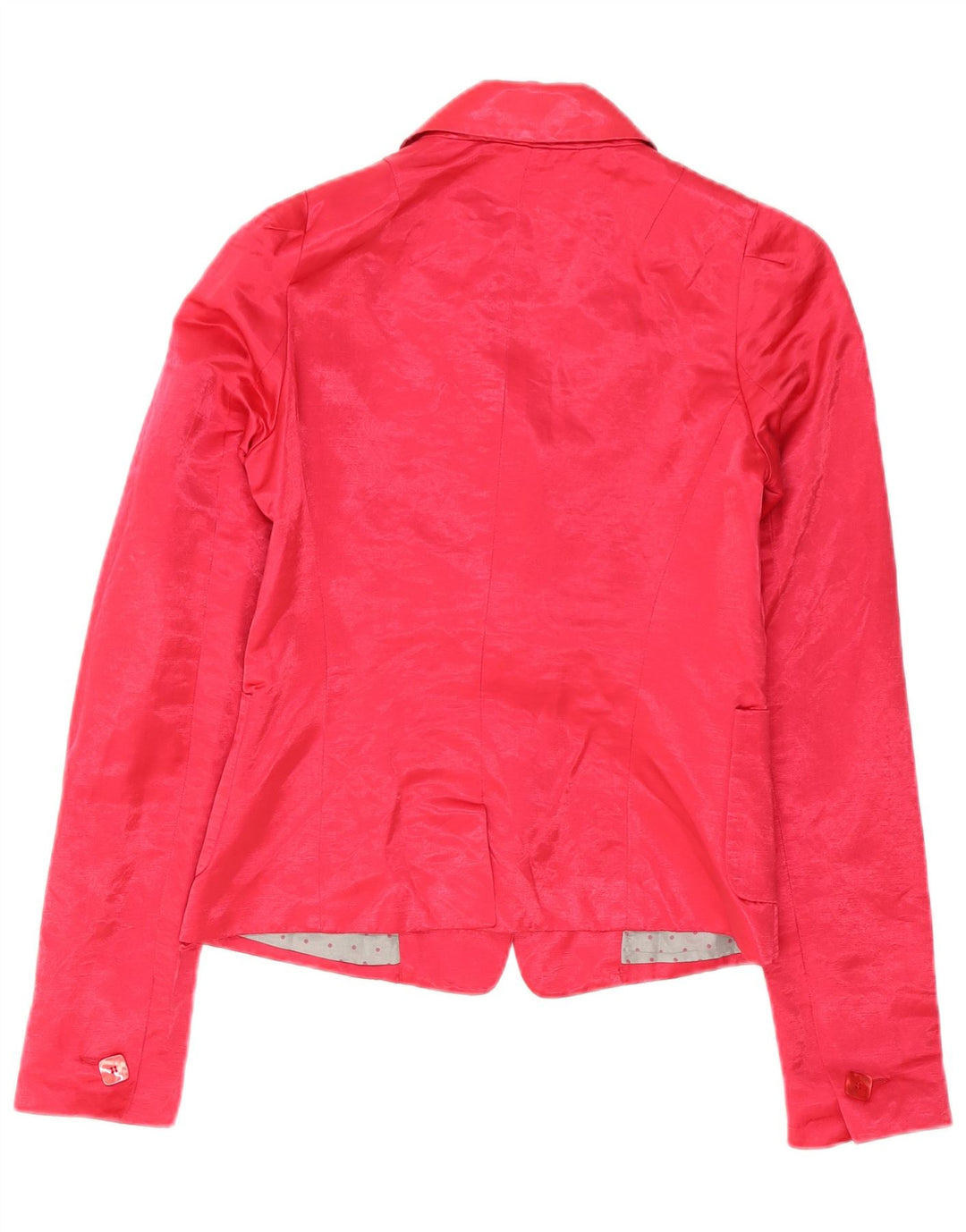 Liu Jo Veste Blazer 2 Boutons Femme IT 42 Lin Rose Moyen