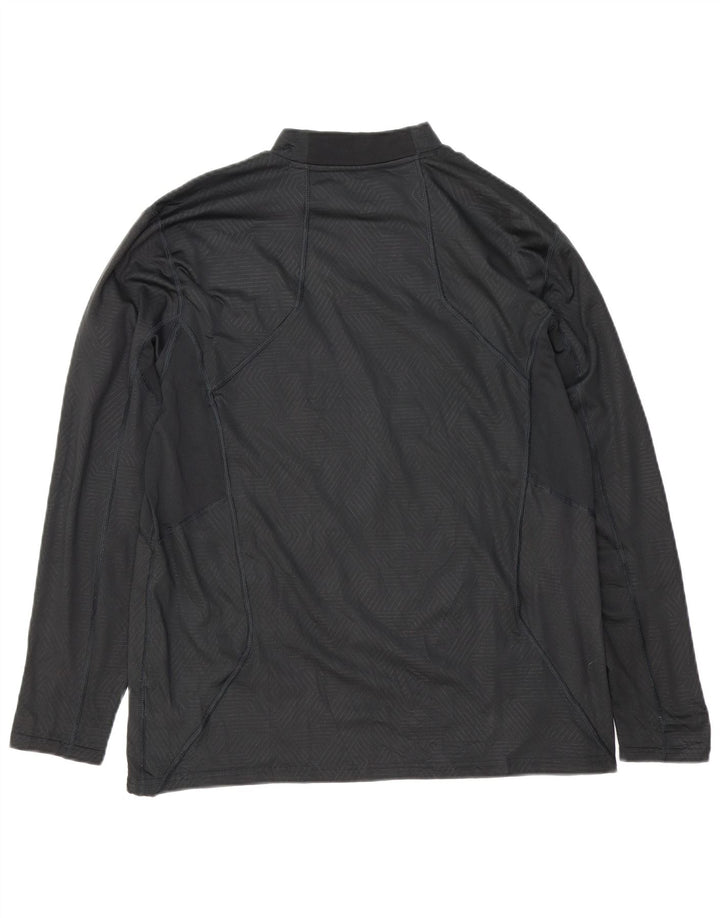 Russell Athletic Haut à manches longues Dri-Power Graphic pour homme XL Noir géométrique