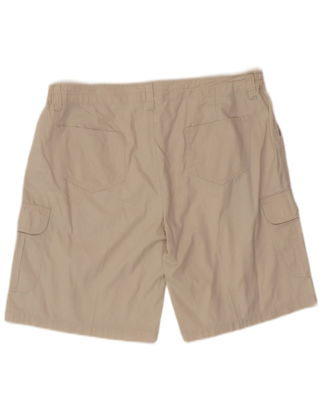 VINTAGE Short Cargo Homme XL W38 Coton Beige