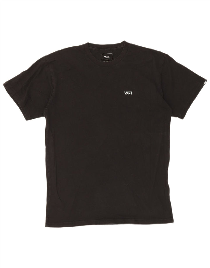 VANS T-shirt coupe classique pour homme en coton noir moyen