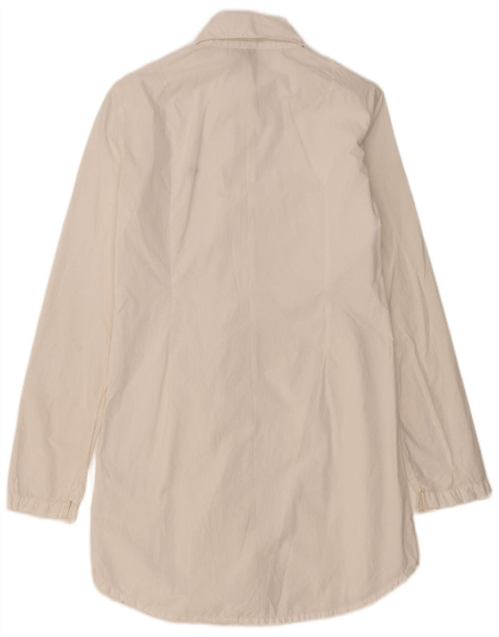 Sun68 Robe chemise pour femme UK 10 Small Blanc