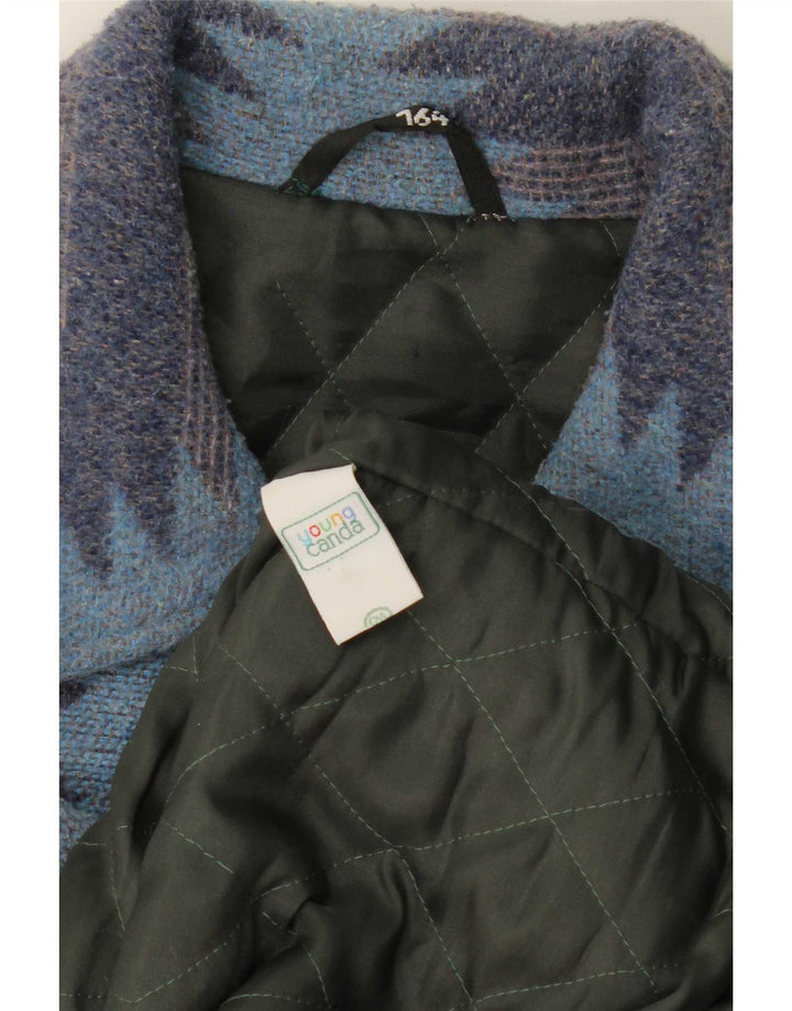Manteau Canda Garçon 13-14 ans Acrylique Géométrique Multicolore