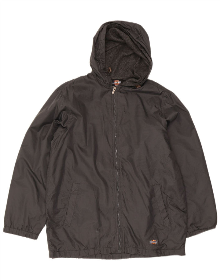 Dickies Veste coupe-vent à capuche pour homme UK 36 Small Gris Polyester