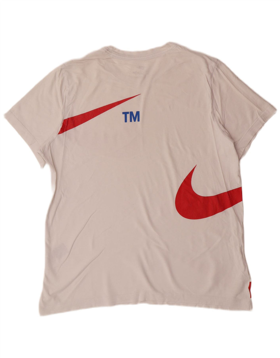 NIKE T-shirt graphique pour homme XL en coton blanc