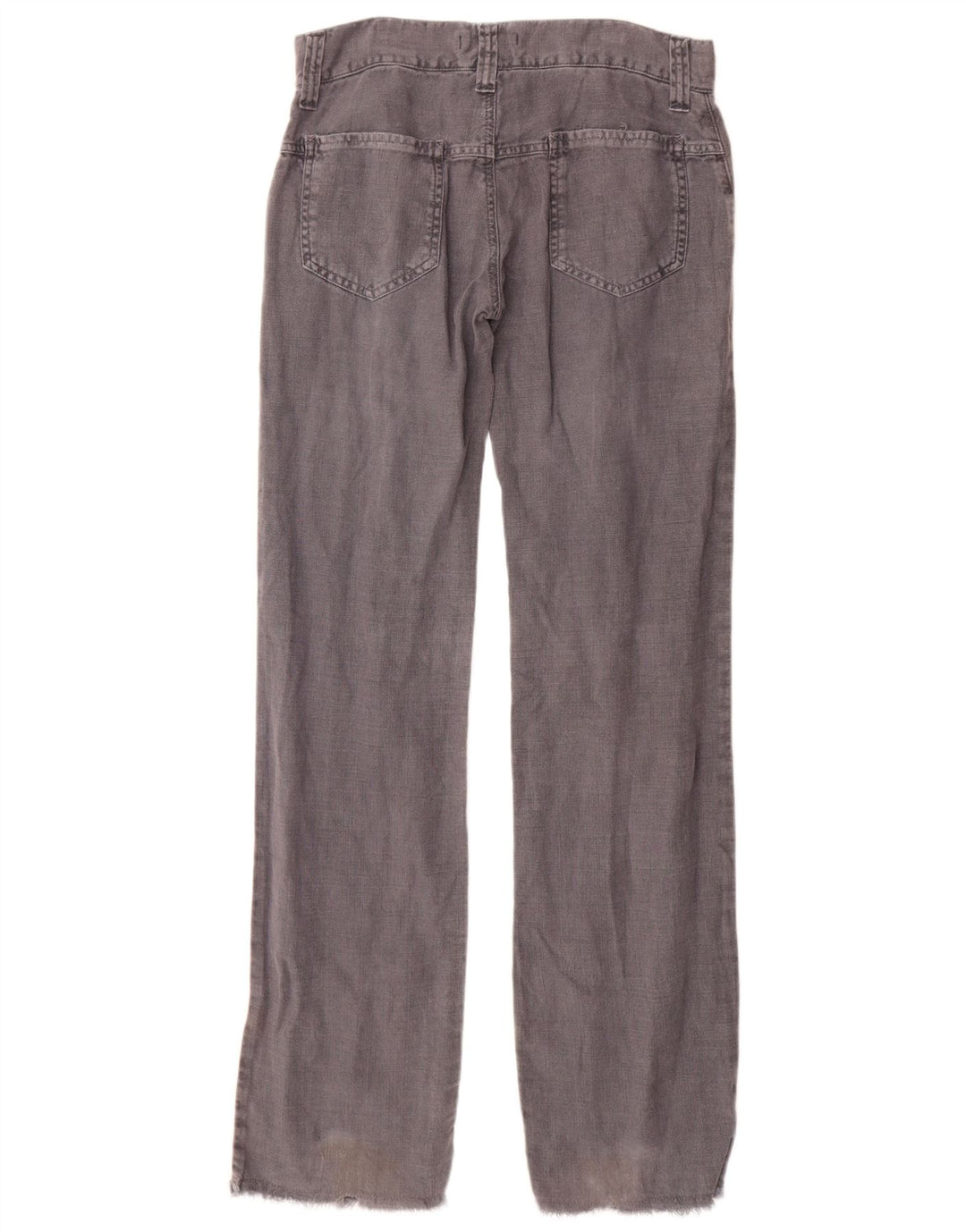 Dolce & Gabbana Pantalon décontracté droit pour femme IT 44 Medium W30 L34 Gris