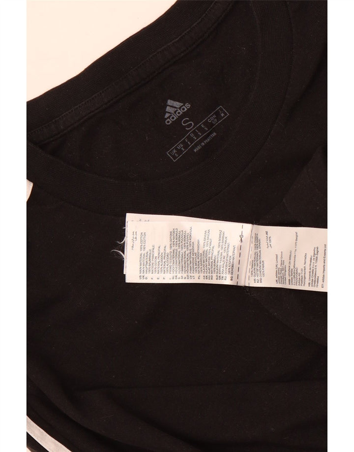 Adidas T-Shirt Homme Haut Petit Coton Noir