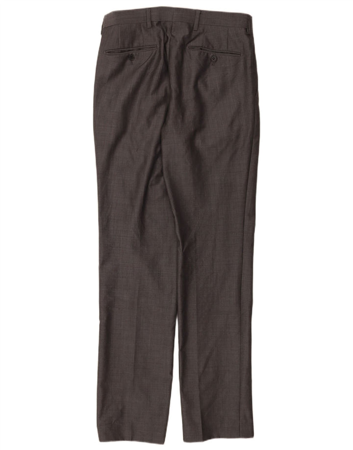 Marks & Spencer Pantalon de costume droit autographe pour homme W30 L33 Gris laine