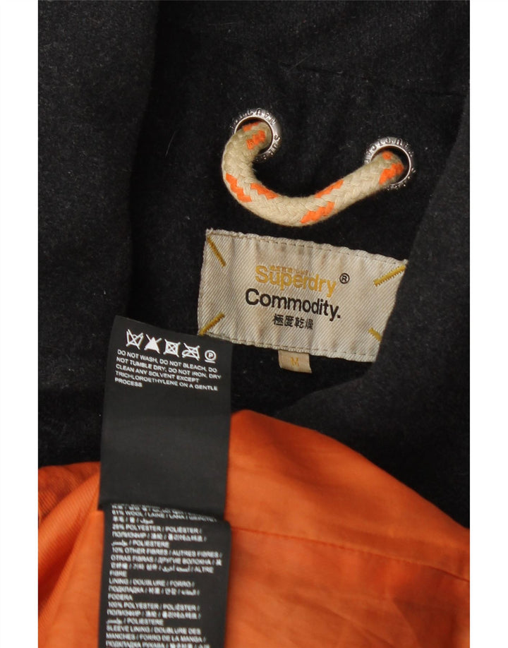 Superdry Caban Commodity Homme UK 38 Laine Gris Moyen