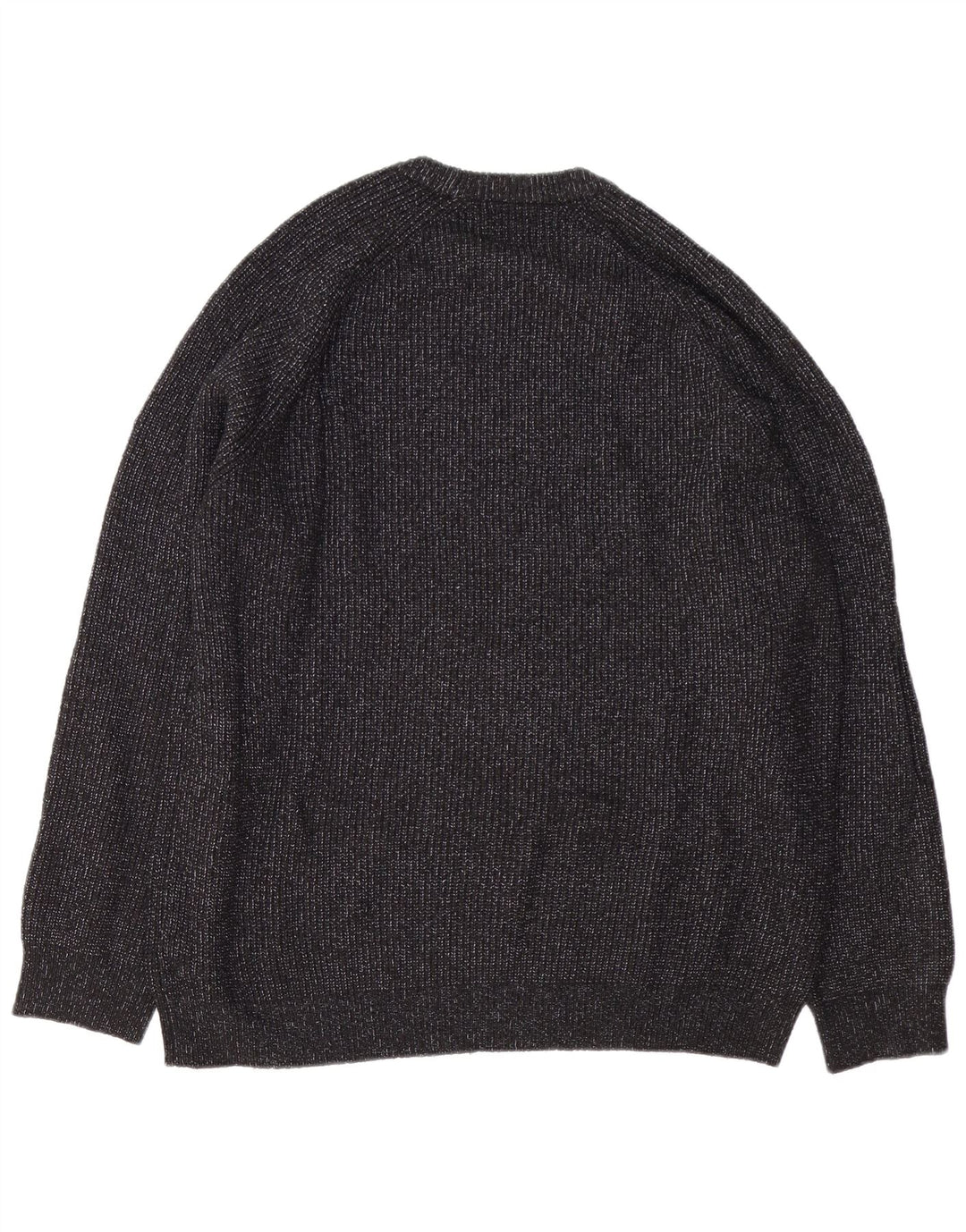Marks & Spencer Pull à col rond pour homme 2XL en polyamide moucheté noir