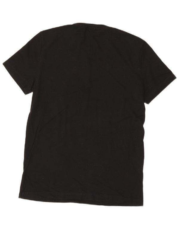 Lacoste T-shirt coupe régulière pour hommes, taille 4, coton noir moyen