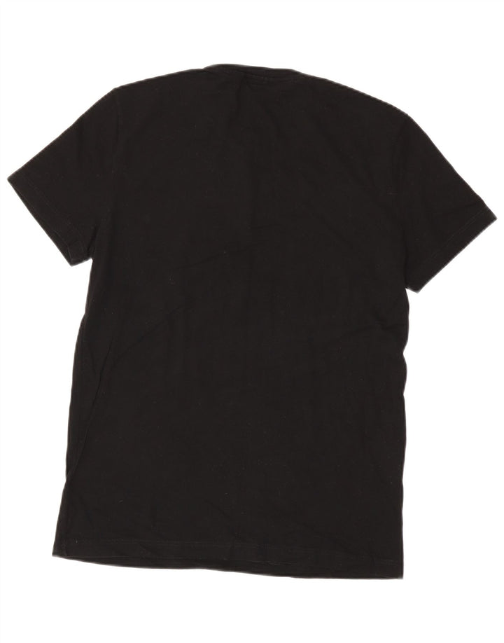 Lacoste T-shirt coupe régulière pour hommes, taille 4, coton noir moyen