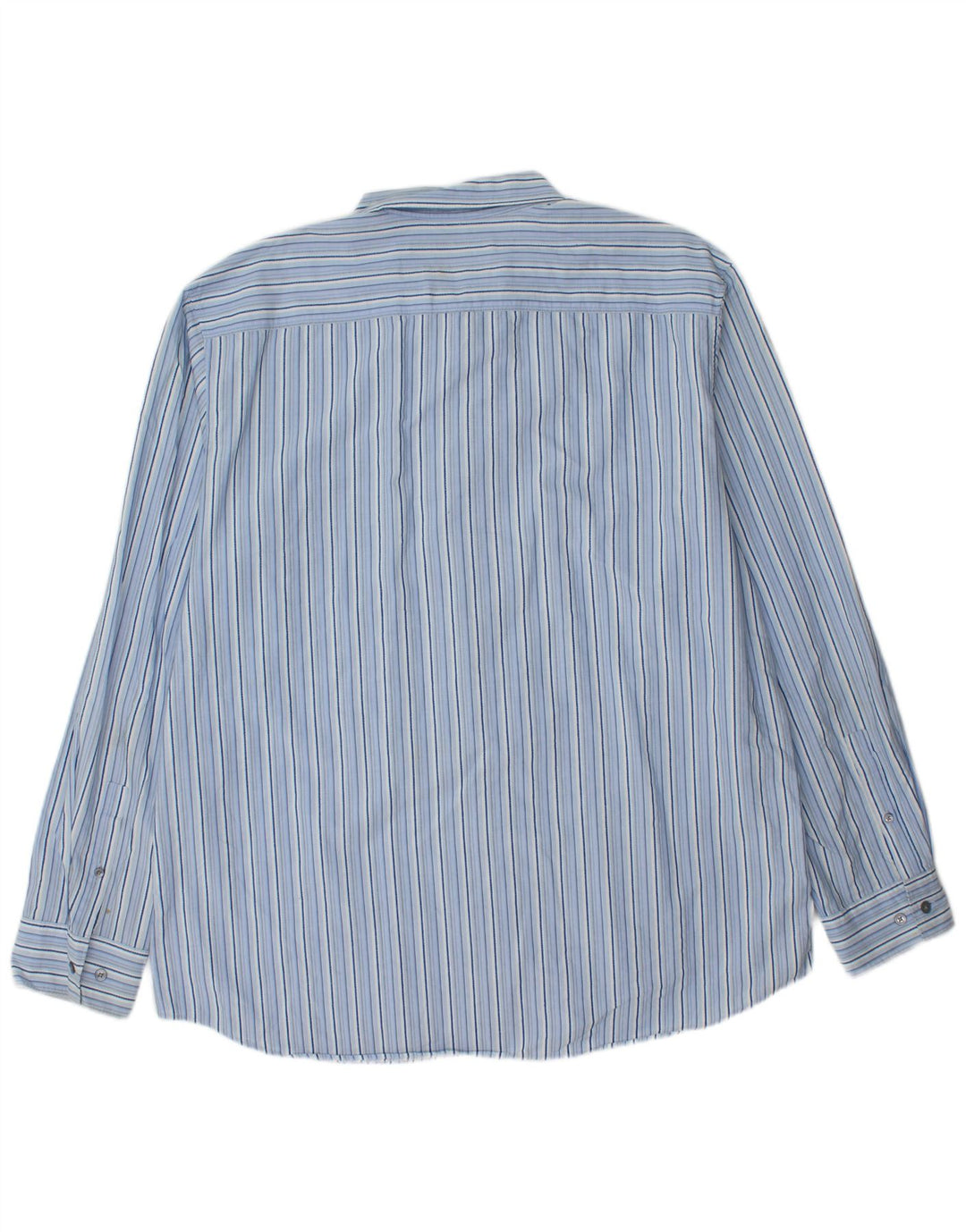 CALVIN KLEIN Chemise Coupe Moderne Homme 2XL Bleu Rayé Coton