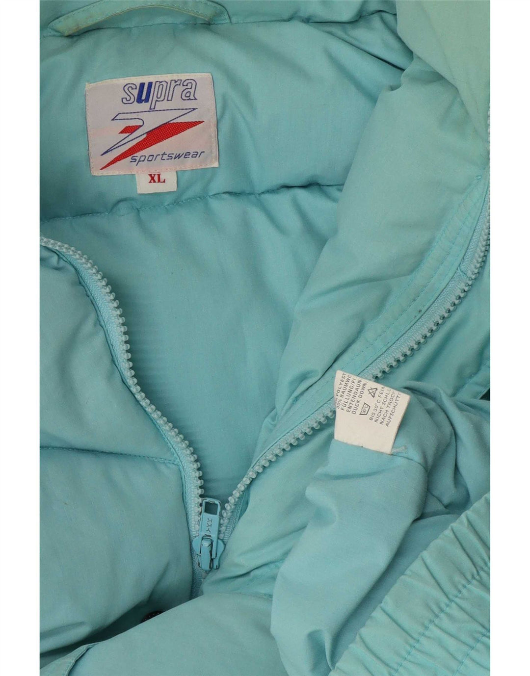 Supra Veste matelassée homme UK 42 XL Bleu Polyester