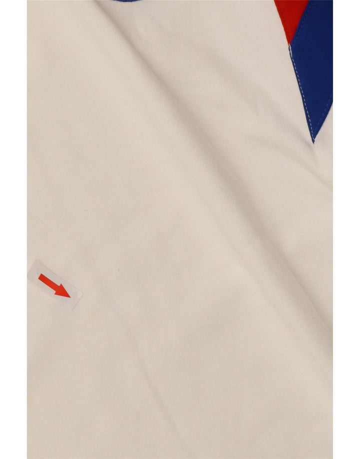 ADIDAS Polo FC Bayern Munchen Homme XL Blanc Colorblock Coton