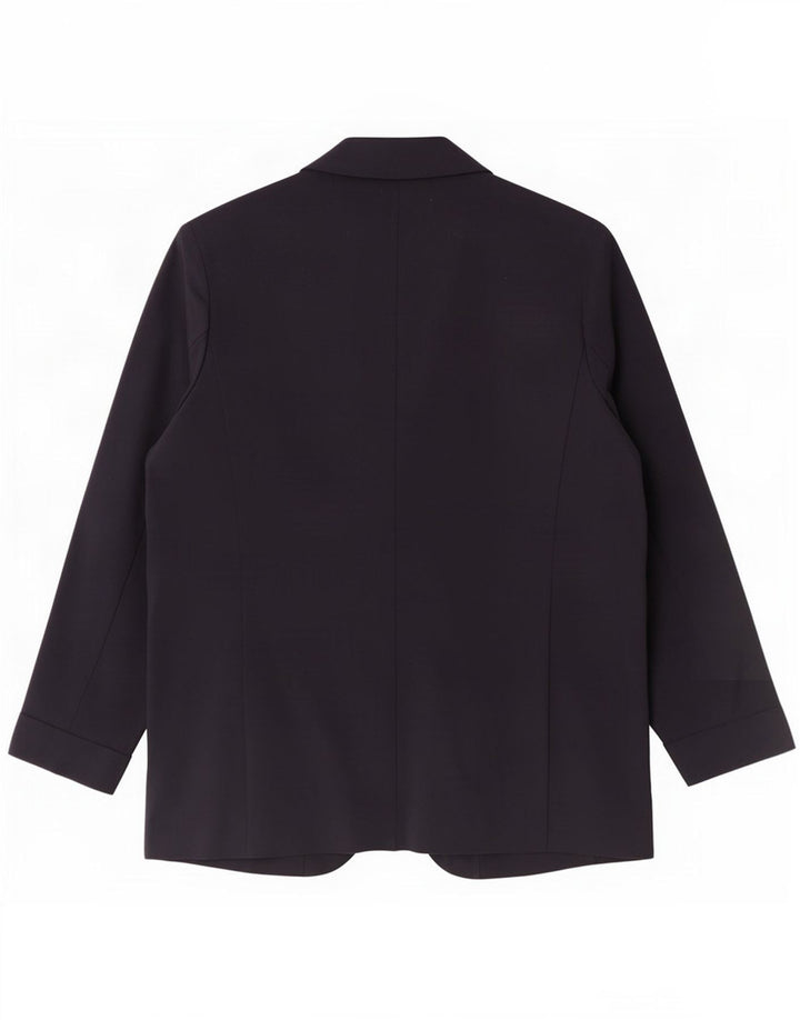 Marks & Spencer Veste blazer ouverte à manches 3/4 pour femme UK 16 Large Bleu marine